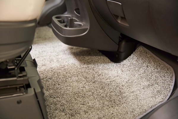 Fiat Ducato - Driver cab carpet with a living room look - Sparkling Grey